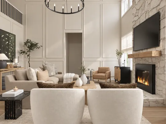 Living Room · Coastal designed by Emilee