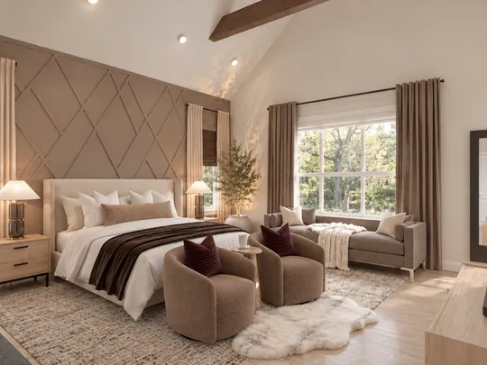 Bedroom designed by Sharon