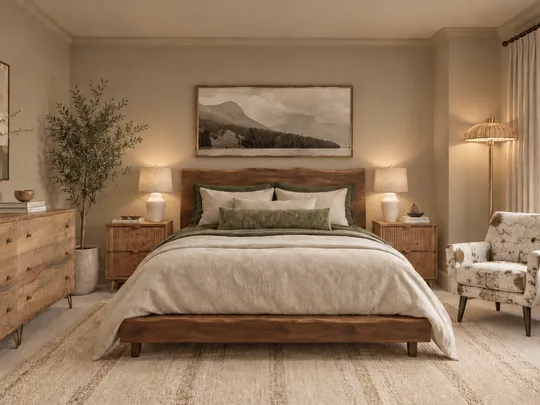 Bedroom designed by Megan