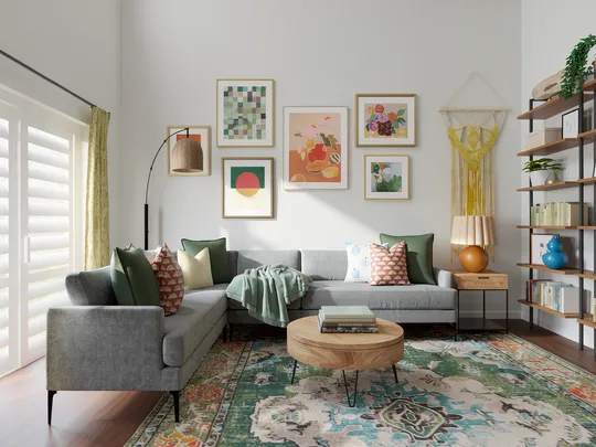 Living Room · Midcentury Scandi designed by Ariel