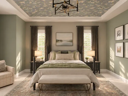 Bedroom · Warm Transitional designed by Ariel