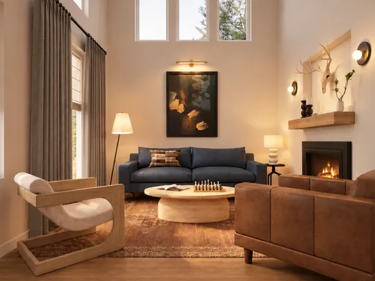 Living Room · Contemporary designed by Emily