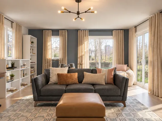 Playroom · Midcentury Modern designed by Katherin