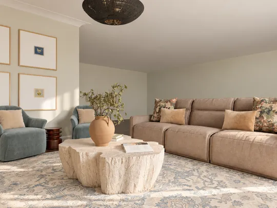 Living Room · Contemporary designed by Camila