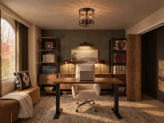 Office · Rustic designed by Carla