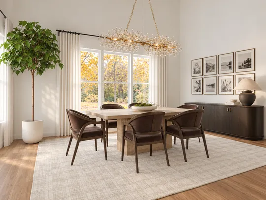 Dining Room · Transitional designed by Ana