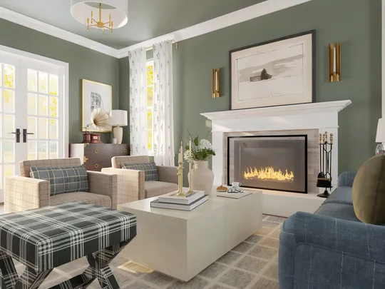 Living Room · Classic Contemporary designed by Lilia