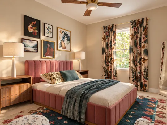 Bedroom designed by Amber