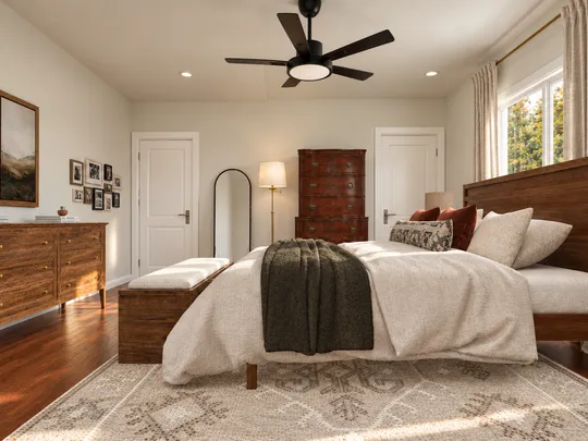 Bedroom designed by David