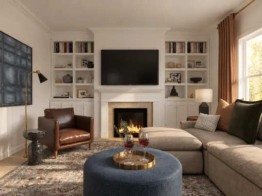 Living Room · Modern designed by Andrea