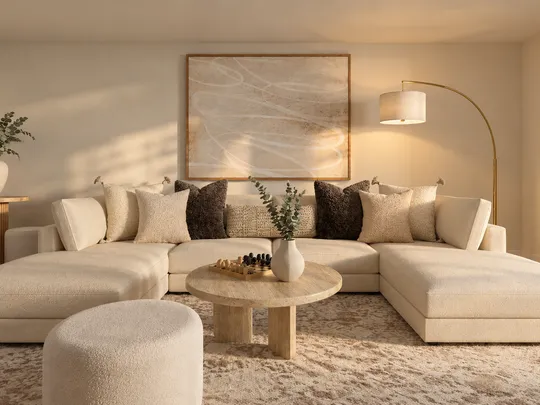 Living Room · Contemporary designed by Andrea