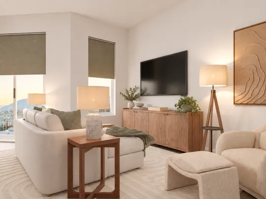 Living Room · Contemporary designed by Danie