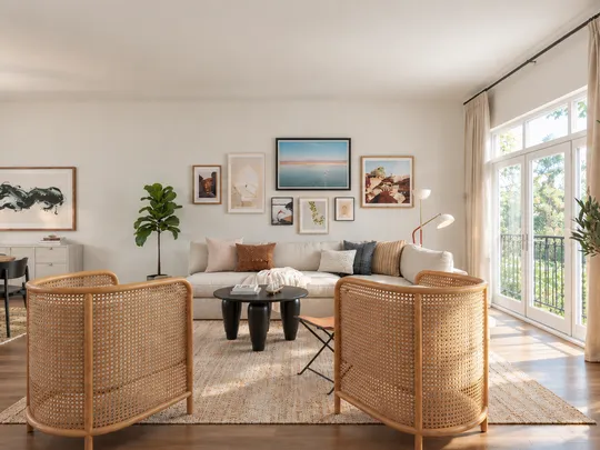 Living Room · Eclectic designed by Jess