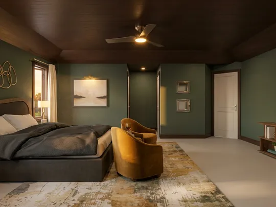 Bedroom · Contemporary designed by Elisa