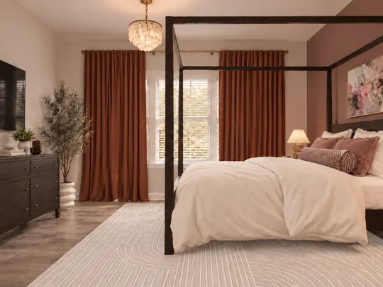Bedroom · Glam designed by Alejandra
