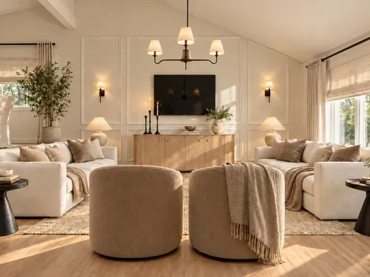 Living Room · Contemporary designed by Bertha
