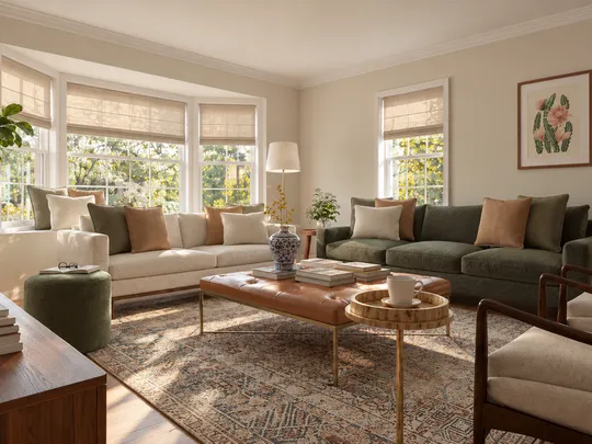Living Room · Midcentury Modern designed by Luis
