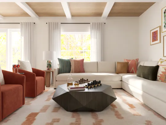 Living Room · Contemporary designed by Lilia