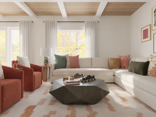 Living Room · Contemporary designed by Lilia