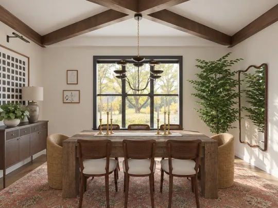 Dining Room · Organic Modern designed by Ariel