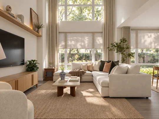 Living Room · Midcentury Scandi designed by Diogo