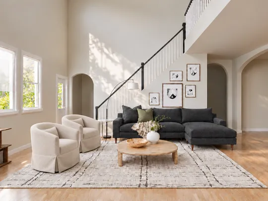 Living Room · Organic Modern designed by Cristina