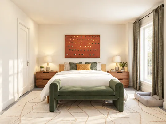 Bedroom · Organic Modern designed by Katerina