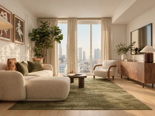 Living Room · Contemporary designed by Camila