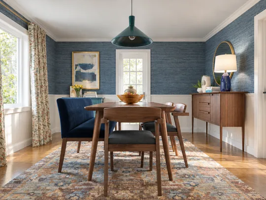 Dining Room · Midcentury Scandi designed by Jess