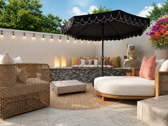 Outdoor Space · Eclectic designed by Gabriela