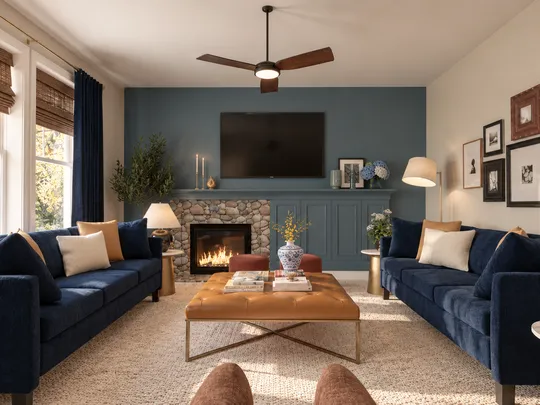 Living Room · Artful Eclectic designed by Luis