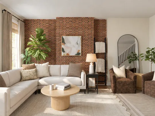 Living Room · Organic Modern designed by Ariel