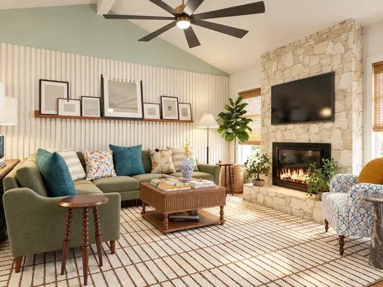 Living Room · Modern designed by Katerina