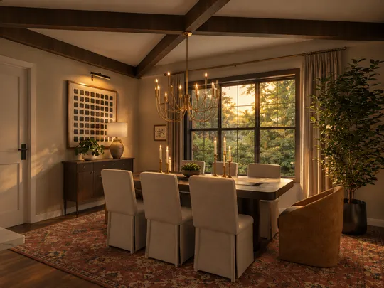 Dining Room · Organic Modern designed by Ariel