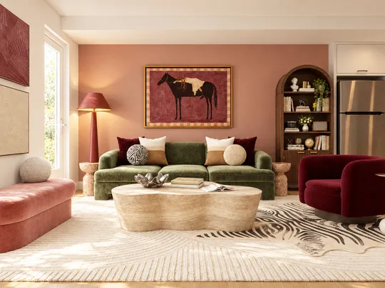 Living Room · Eclectic designed by Emmanuel