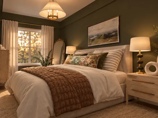 Bedroom designed by Amber