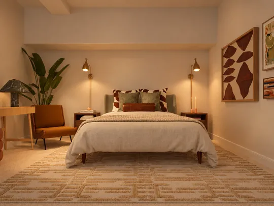 Bedroom · Contemporary designed by Camila