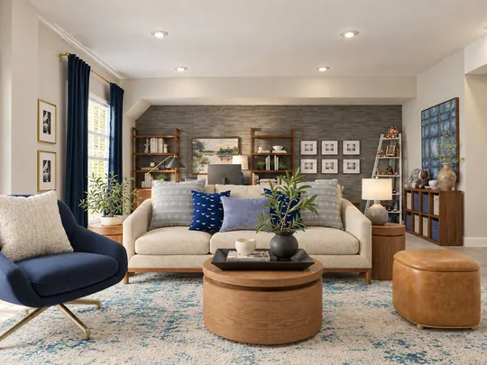 Living Room · Organic Modern designed by Montserrat