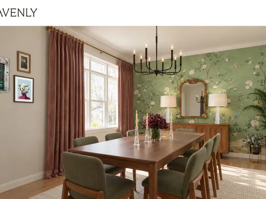 Dining Room · Transitional designed by Yoseika