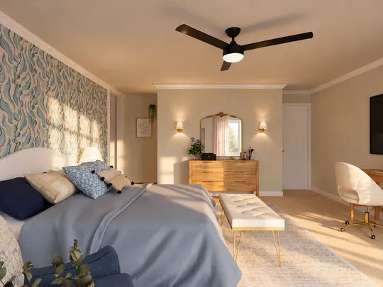 Bedroom · Midcentury Scandi designed by Natalia