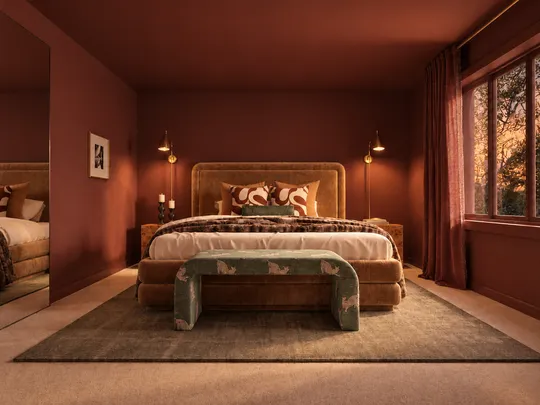 Bedroom · Contemporary designed by Camila