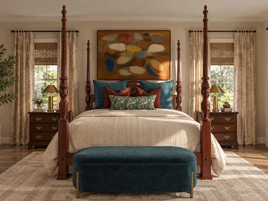 Bedroom designed by Christina