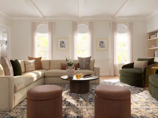 Living Room · Contemporary designed by Lilia