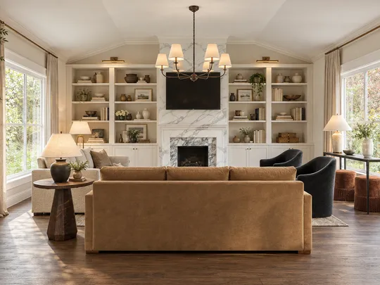 Living Room · Transitional designed by Malena