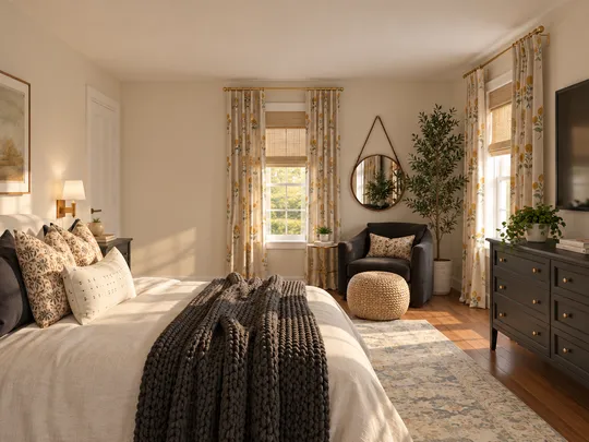 Bedroom designed by Amanda