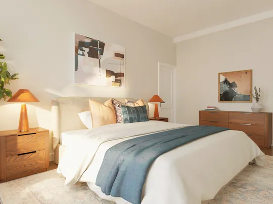 Bedroom · Midcentury Scandi designed by Mercedes