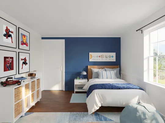 Bedroom · Midcentury Scandi designed by Maria