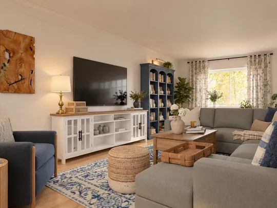 Living Room · Farmhouse designed by Ivanna