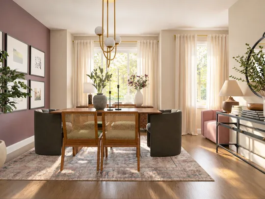 Dining Room · Inspired Modern designed by Montserrat