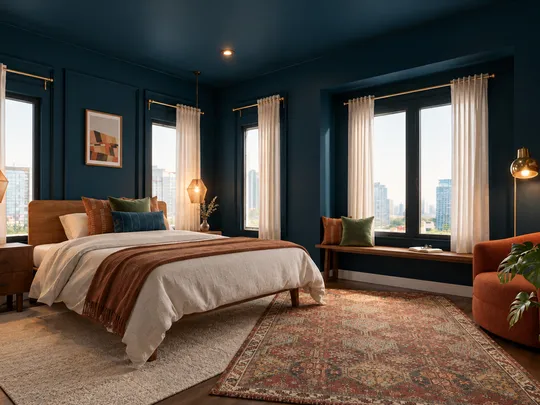 Bedroom designed by Emmanuel